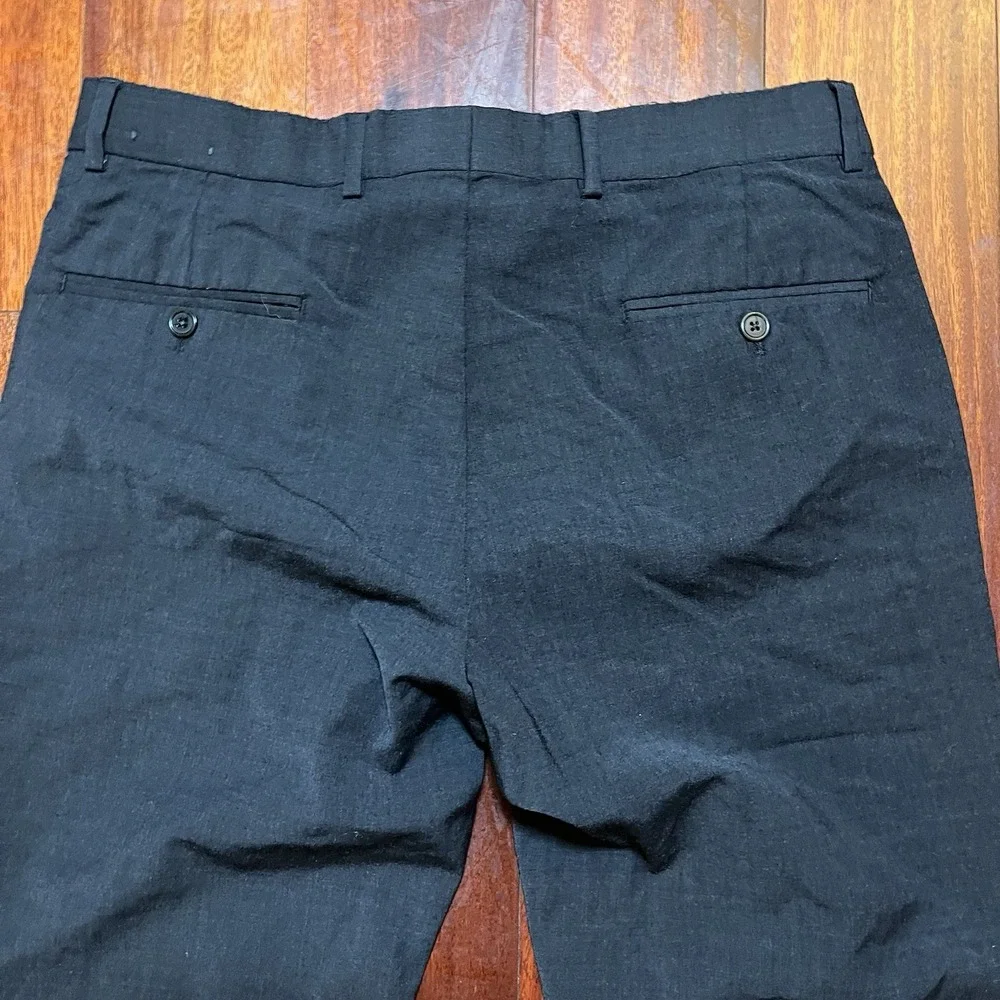 BROOKS BROTHERS Pants Men 32x32 Blue Classic Fit Wool Blend Stretch Preppy